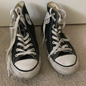 High Top Converse Black